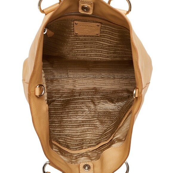 Prada handbag Beige Pink Tan leather - Picture 9 of 9